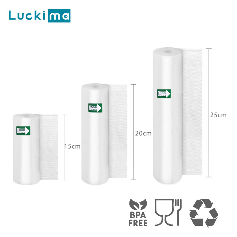 Meal Prep Vacuum Seal Containers - Custom Length Vacuum Sealer Bags for