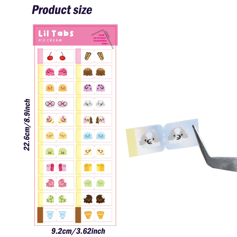 22/44pcs Cute Ice Cream Themed - Meal Prep Notebook recension och pris