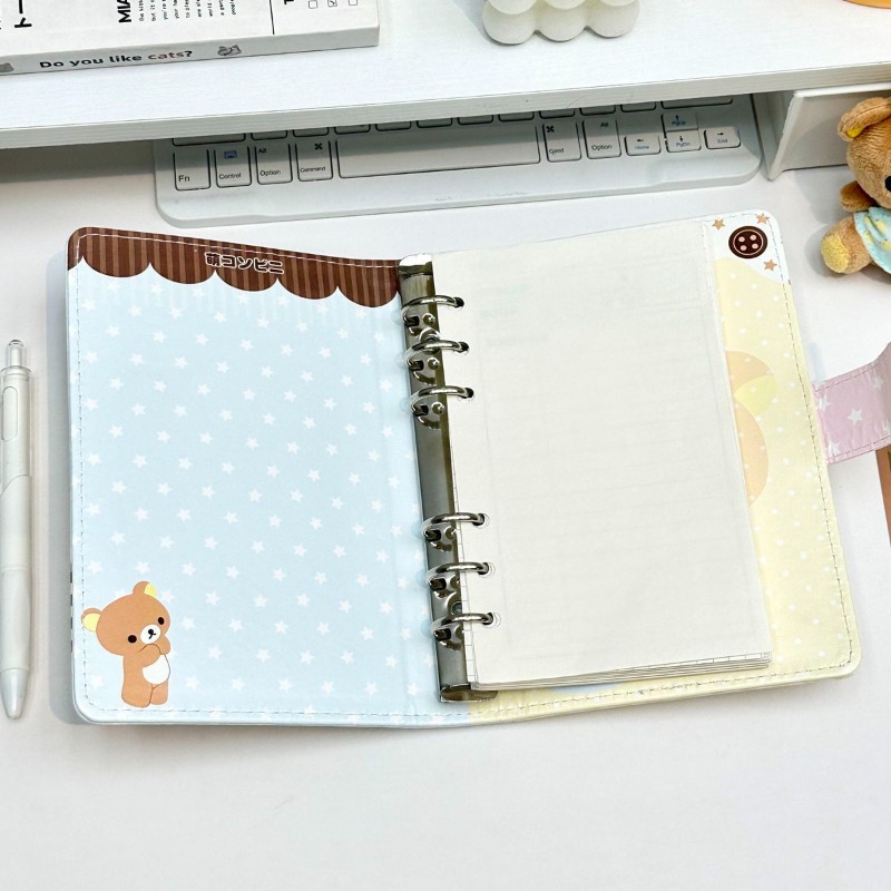2026 new ins Rilakkuma A6 note - Meal Prep Notebook recension och pris