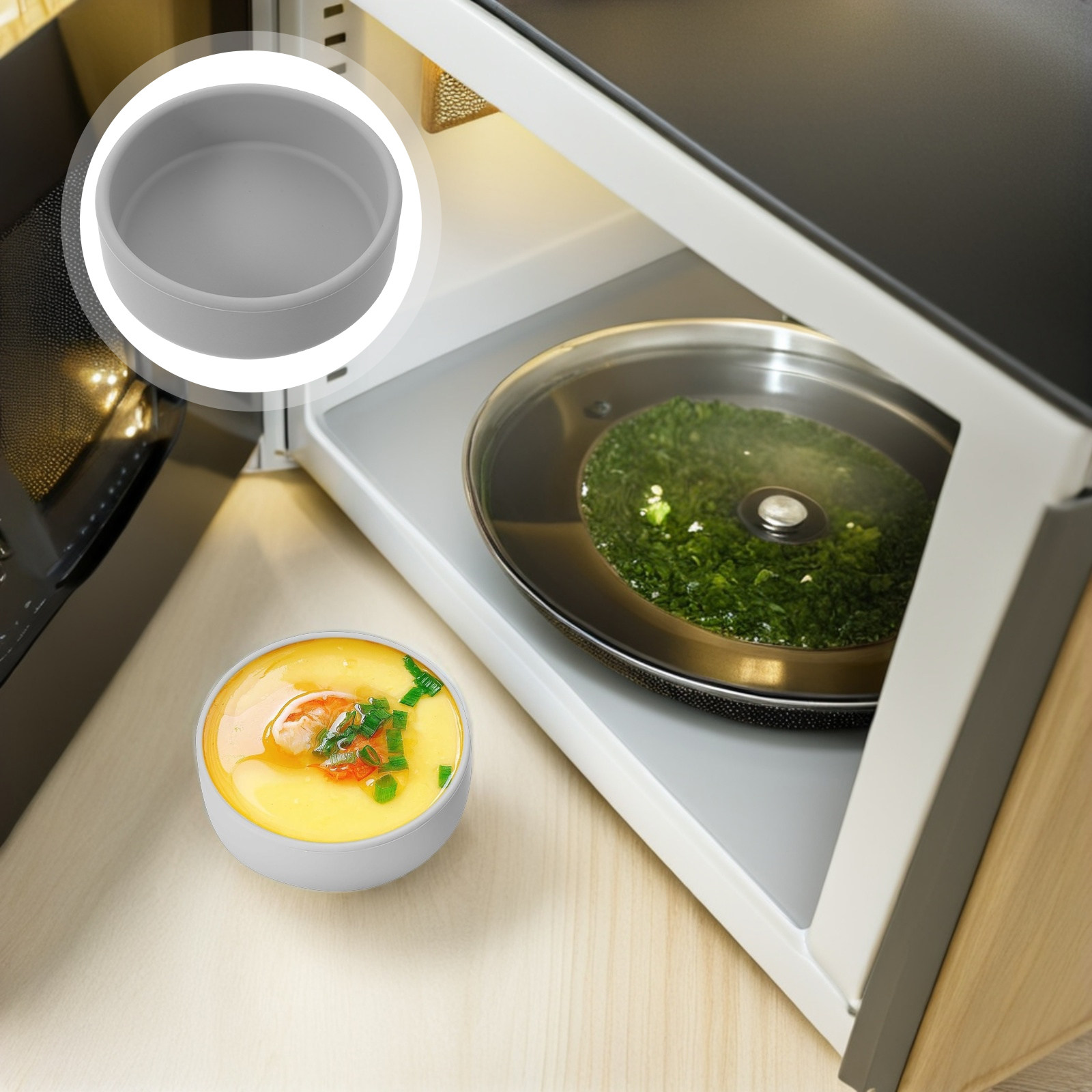3Pcs Silicone Air Fryer Egg Mo - Meal Prep Egg recension och pris