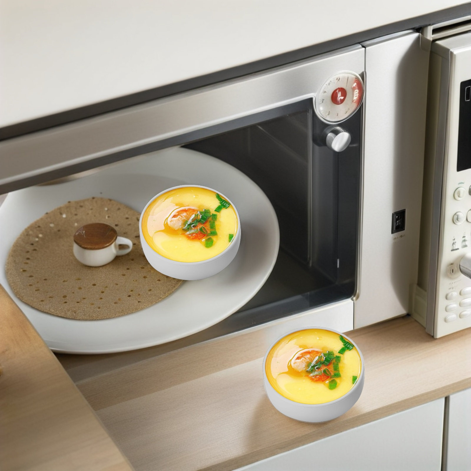 3Pcs Silicone Air Fryer Egg Mo - Meal Prep Egg recension och pris