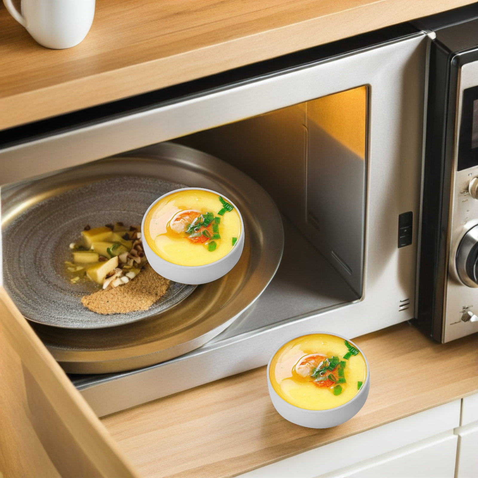 3Pcs Silicone Air Fryer Egg Mo - Meal Prep Egg recension och pris