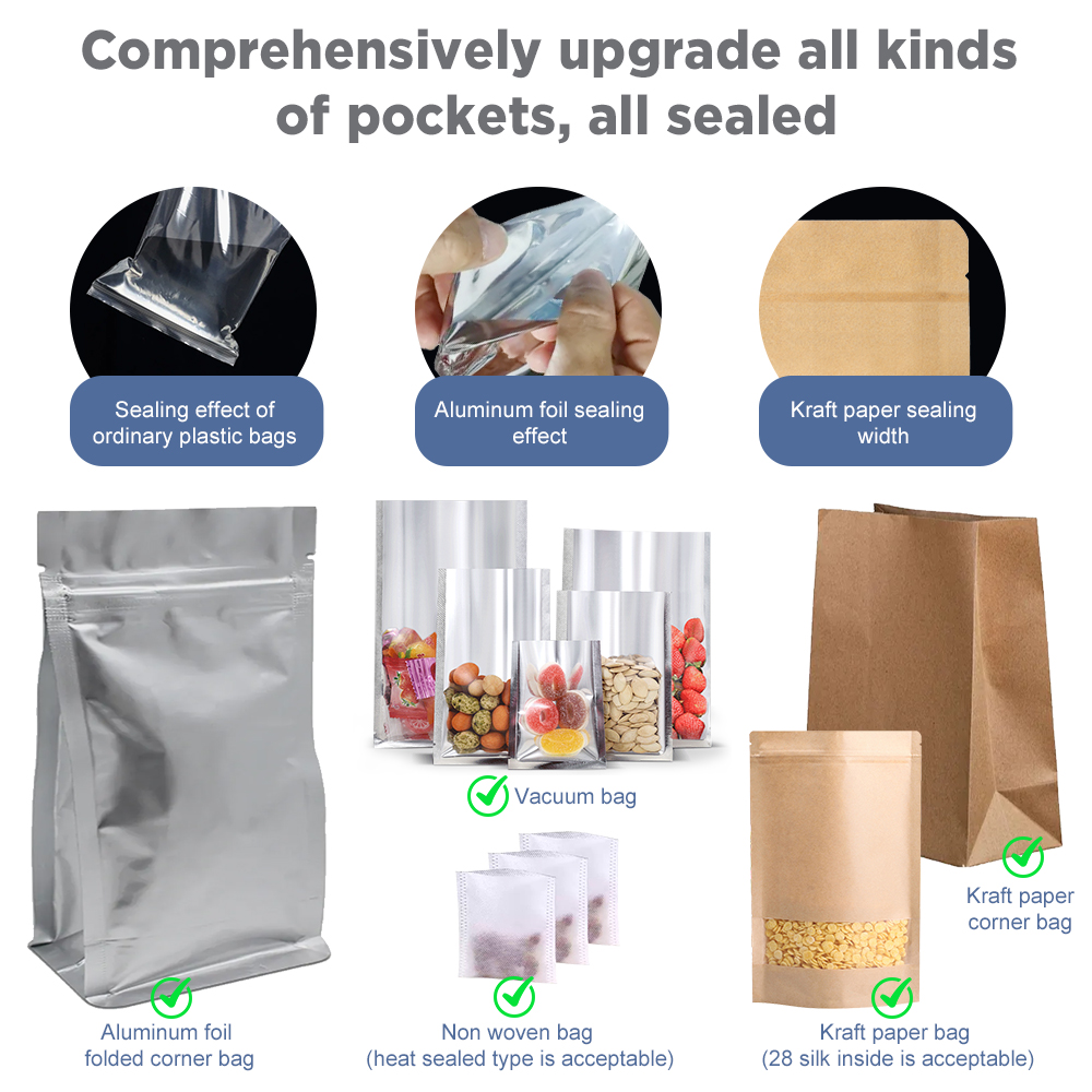 Impulse Sealer Machine Kitchen - Meal Prep Vacuum Seal Containers recension och pris