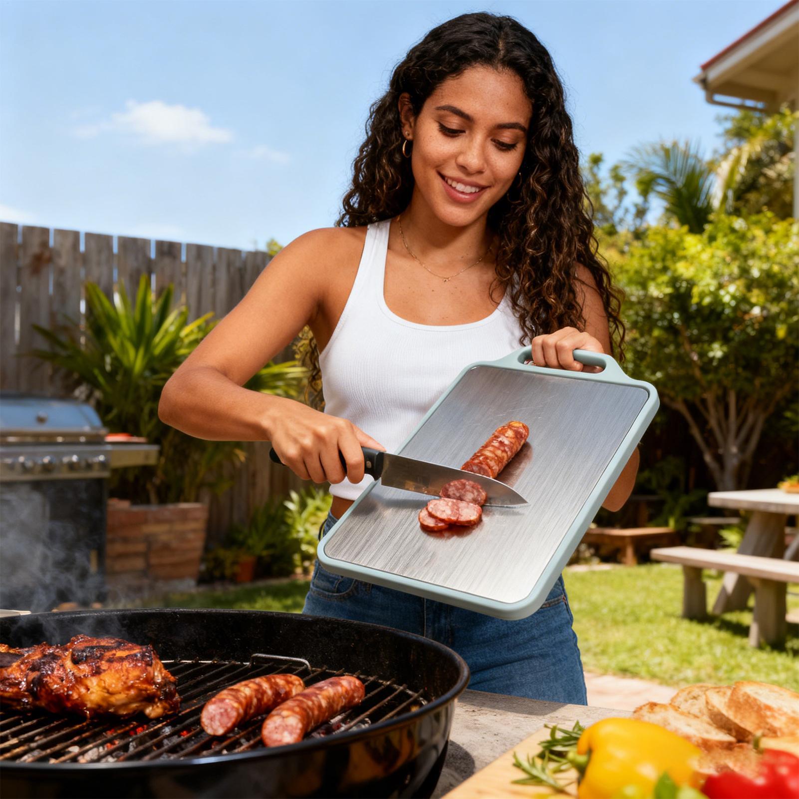 Double Sided Cutting Board Mea - Meal Prep Format recension och pris