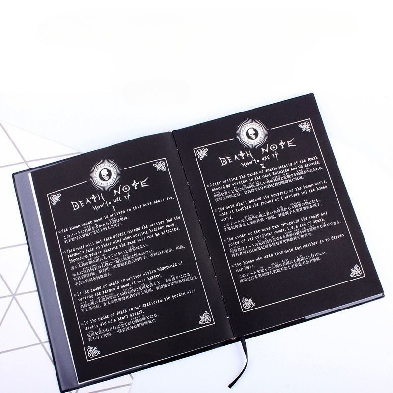 Anime Death Note Notebook Leat - Meal Prep Notebook recension och pris