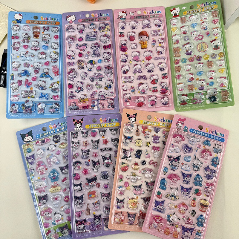 Hello Kitty Stickers 3D Emboss - Meal Prep Notebook recension och pris