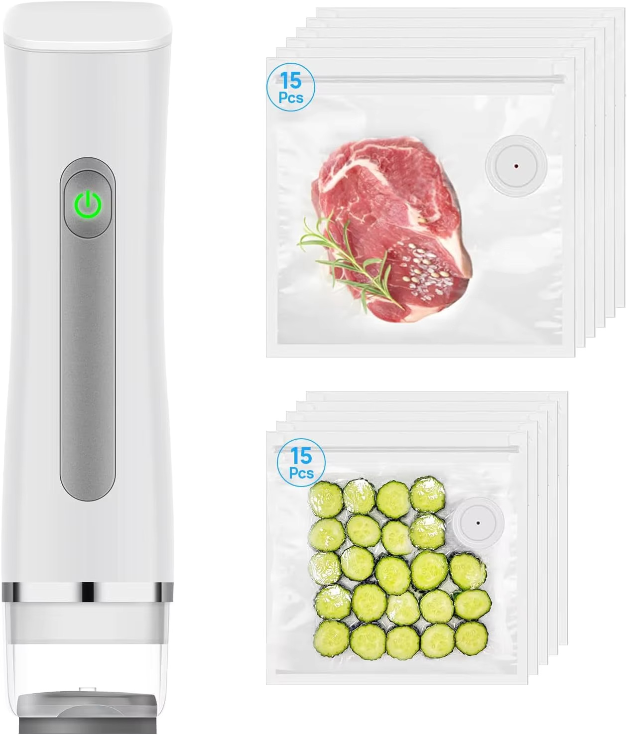 Vacuum Sealer for Food with Vi - Meal Prep Vacuum Seal Containers recension och pris
