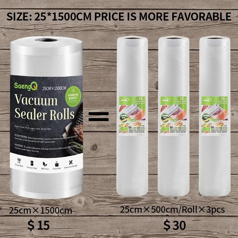 SaengQ Kitchen Food Vacuum Sea - Meal Prep Vacuum Seal Containers recension och pris